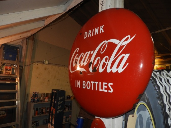 Drink Coca-Cola in bottles SSP button, 36"
