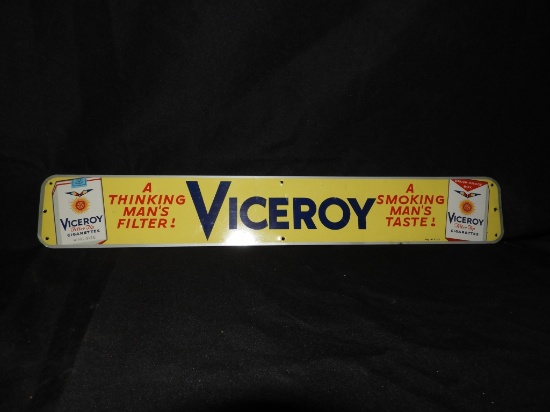 Vice Roy Cigarettes sign, SST, 23"X4"