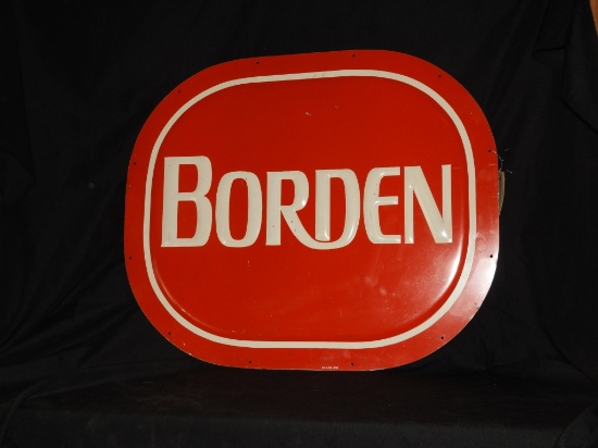 Red Borden SSA embossed sign