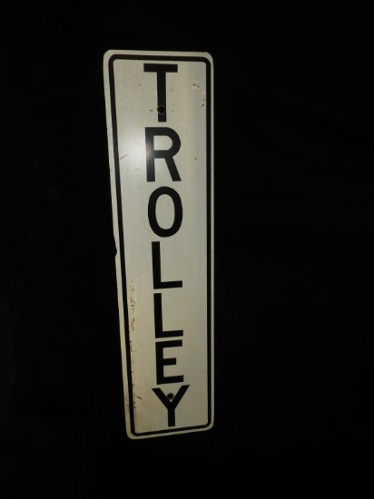 Trolley sign
