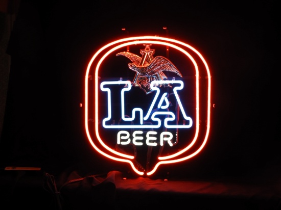 LA Beer neon, 20"X22"