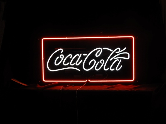 Coca-Cola modern neon, 28"X15"