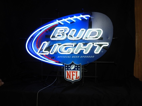 Bud Light NFL neon, 30"X24"