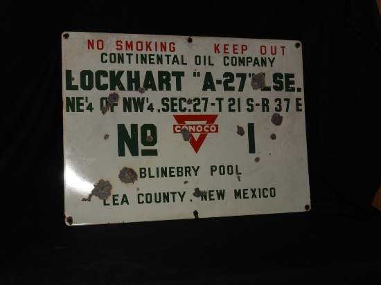Oil Lease SSP sign