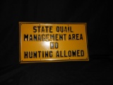 State Quail Management Area