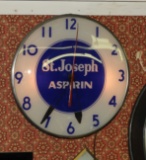 Telechron St. Joseph Asprin clock, 15