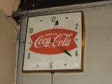 Drink Coca-Cola fishtail clock, 15