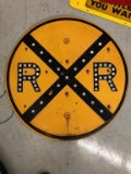 Railroad sign w/ reflectors, 30