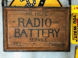 Mt. Hope Radio and Battery Service sign