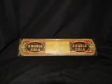 Drink Double Cola sign, embossed