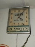 Gruen advertising clock, 15