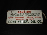 Continental Oil Co. Caution