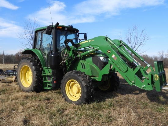 2015  John Deere 6110M MFWD Tractor