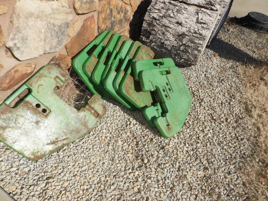 (10) JD tractor suitcase weights