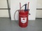 Mobil Oil Can w/ Cart Lubester