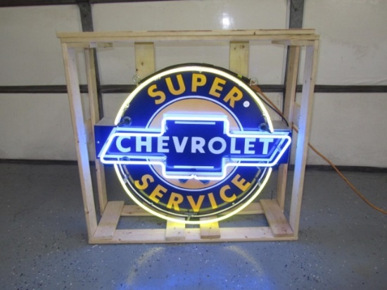Super Chevy SSP neon 28x34 by Walker