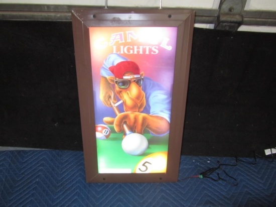 Camel Light up, Wood/Plastic, 23x13x4