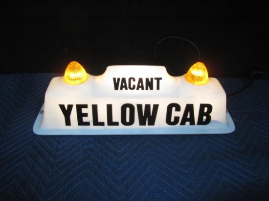 Yellow Cab Light, 21x6.5x7