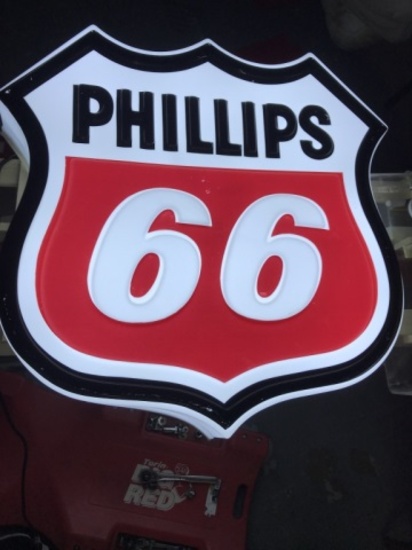 Phillips 66 shield led light