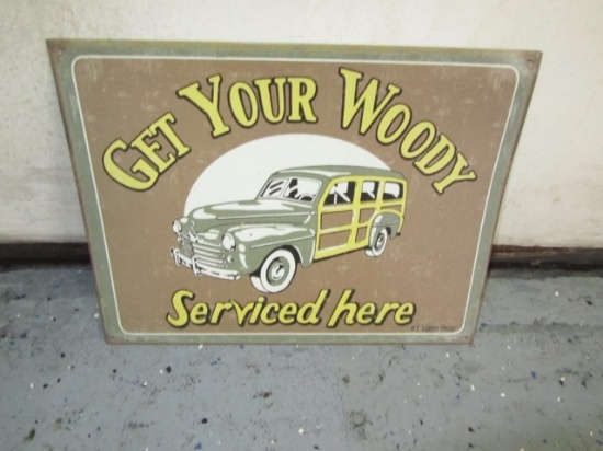 Get Your Woody Serviced Here SST 12X16