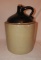 Crockery jug w/ applied handle, unmarked, 16