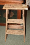 Vintage wooden step stool