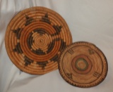 2 Indian woven wedding bowls, 9