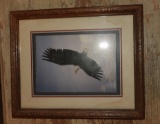 Small Kelley Haney print, framed & matted