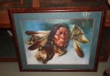 Montgomery Indian print artist signed & numbered