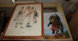 Norman Rockwell print, Whistler's Mother, more