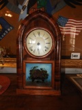 Beehive time & chime mantle clock