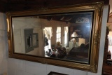 Framed hanging mirror, 32