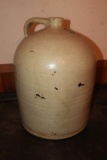 5 gal crockery jug w/ applied handle, 17