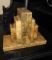Pr of art deco marble book ends