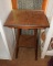 Primitive pine accent table, 29