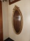 3 pcs - framed oval mirror 29 1/2