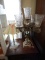 2 pcs cut crystal candelabra lamp & more