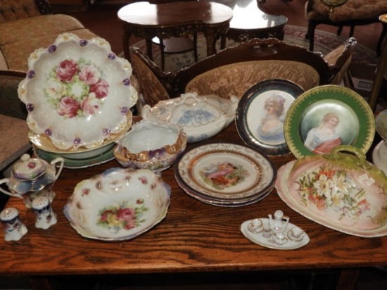 16 pcs German & English style bowls, plates, more