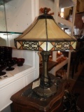 Faux Tiffany lamp