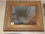 Framed wall mirror, 38