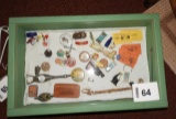 Contents of display - miniature collectibles