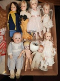 Various dolls including Harriet Schealy, porcelain