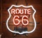 Modern Route 66 neon sign, 17