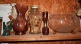 Group of glassware & collectibles