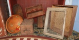 Group of collectible wooden displays