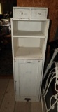 Wooden kitchen cabinet, painted in rustic style