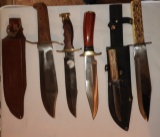 5 large fixed blade knives