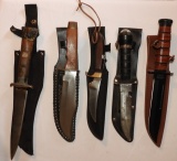 Group of fixed blade knives