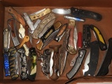 Group of collectible folding knives