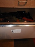 Drawer of knife sheaths